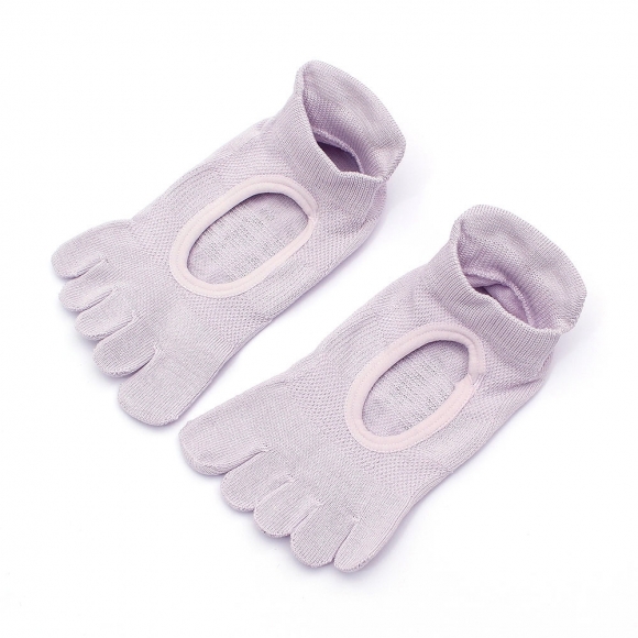 핏코어 메쉬 필라테스 토삭스 2켤레(퍼플)