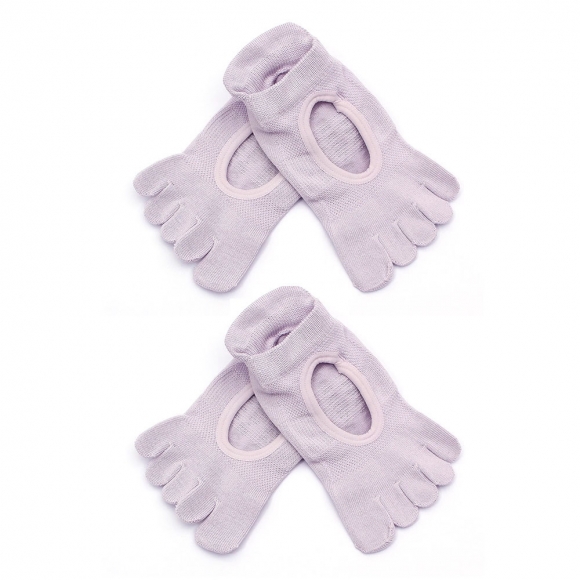 핏코어 메쉬 필라테스 토삭스 2켤레(퍼플)