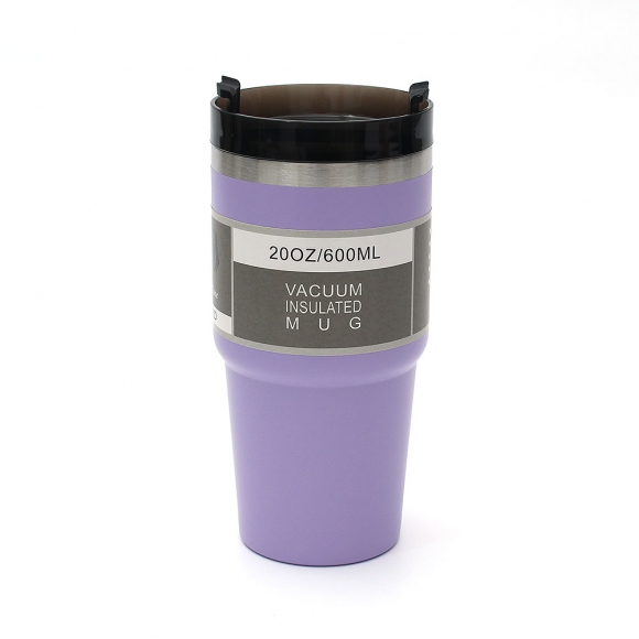 스테이 보온보냉 빨대 텀블러(600ml) (퍼플) 