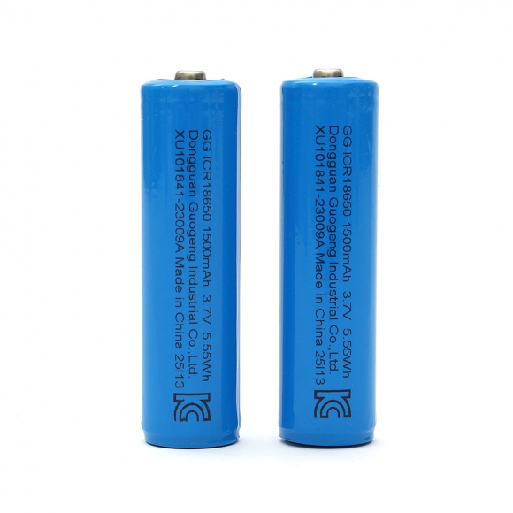 라이트셀 18650 배터리 1500mAh 2p세트
