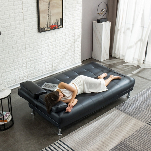 공간활용 접이식 편안한 소파베드A-2(180cm)(색상)