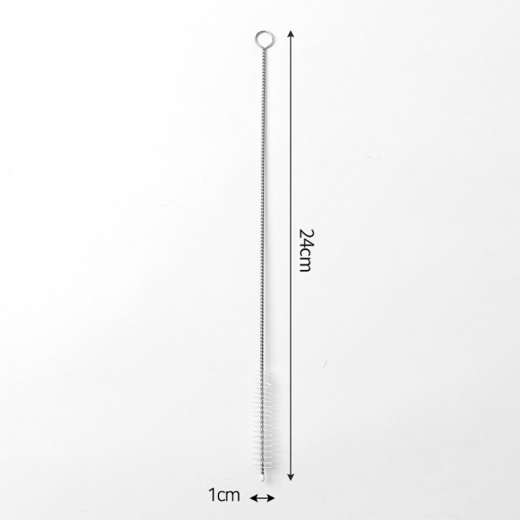 304 스텐 빨대 세척솔 10p세트(24cm)