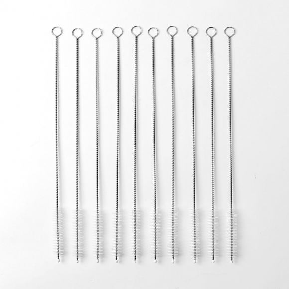 304 스텐 빨대 세척솔 10p세트(24cm)