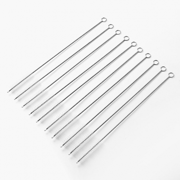 304 스텐 빨대 세척솔 10p세트(24cm)