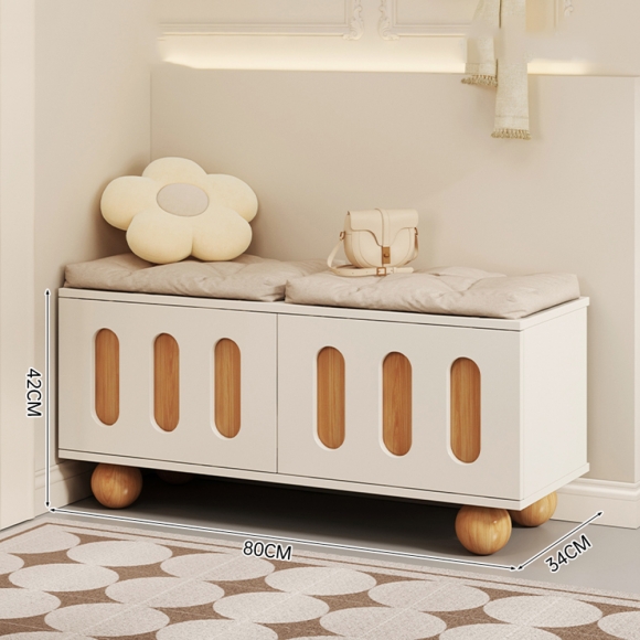 현관 벤치 수납형 공간활용 신발장 의자B-1(80cm)(색상)