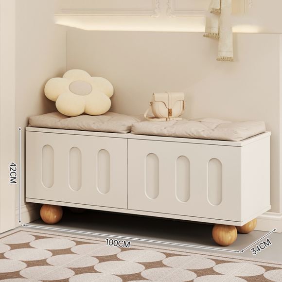 현관 벤치 수납형 공간활용 신발장 의자B-2(100cm)(색상)