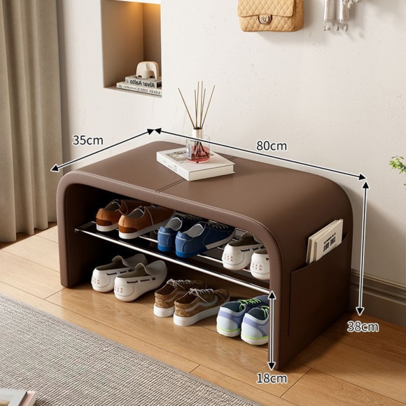 현관 벤치 수납형 공간활용 신발장 의자C-2(80cm)(색상)