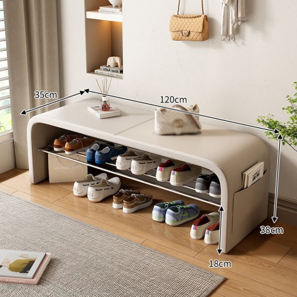 현관 벤치 수납형 공간활용 신발장 의자C-4(120cm)(색상)