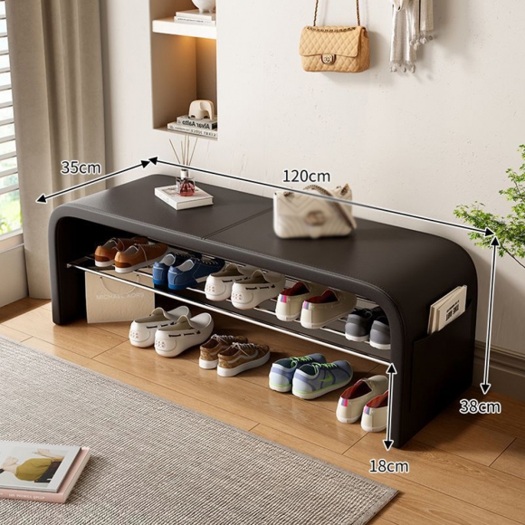 현관 벤치 수납형 공간활용 신발장 의자C-4(120cm)(색상)