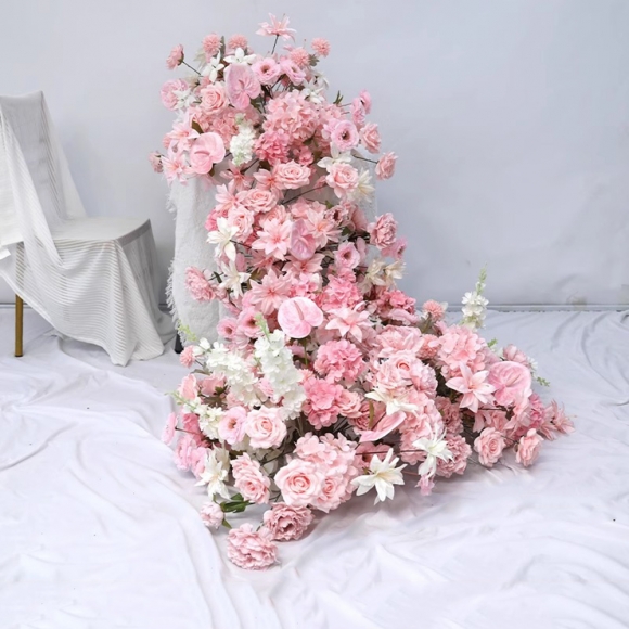 인테리어 파티 행사 테이블 조화 꽃장식B-2(200cm)