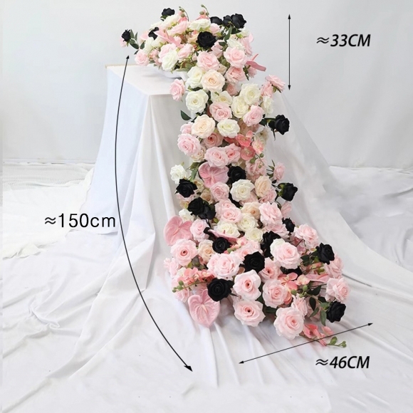 인테리어 파티 행사 테이블 조화 꽃장식H-1(150cm)