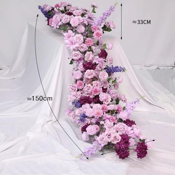 인테리어 파티 행사 테이블 조화 꽃장식L-1(150cm)