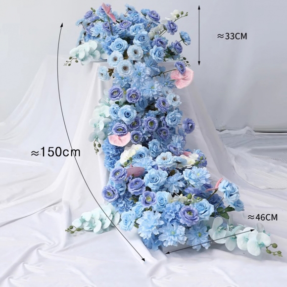 인테리어 파티 행사 테이블 조화 꽃장식M-1(150cm)