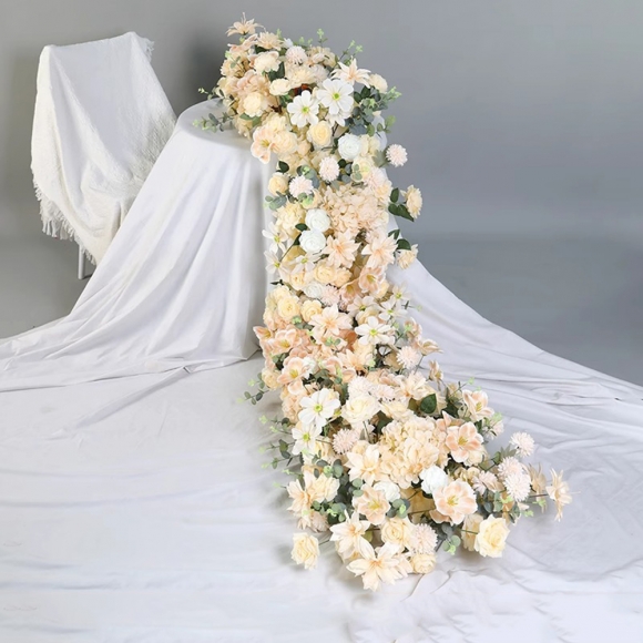 인테리어 파티 행사 테이블 조화 꽃장식O-1(150cm)
