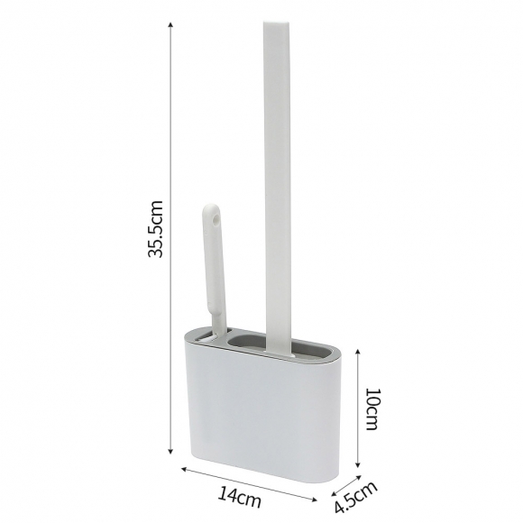 청결생활 실리콘 변기솔 2종 세트(화이트)
