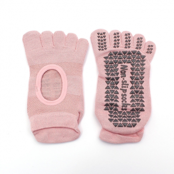 핏코어 메쉬 필라테스 토삭스 2켤레(핑크)