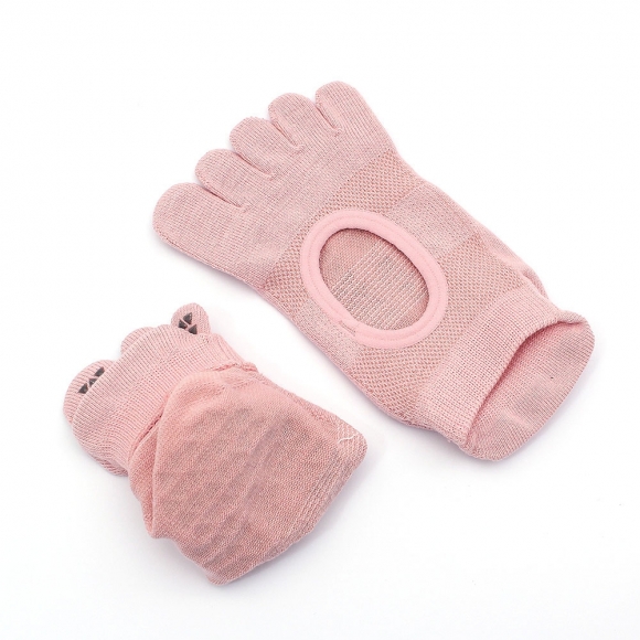 핏코어 메쉬 필라테스 토삭스 2켤레(핑크)