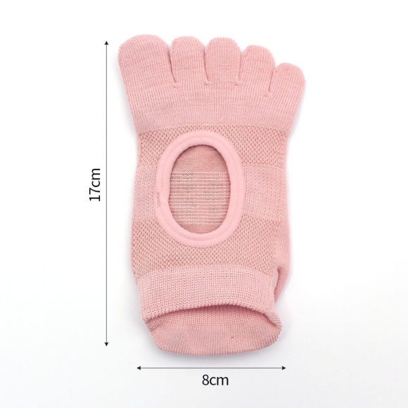 핏코어 메쉬 필라테스 토삭스 2켤레(핑크)