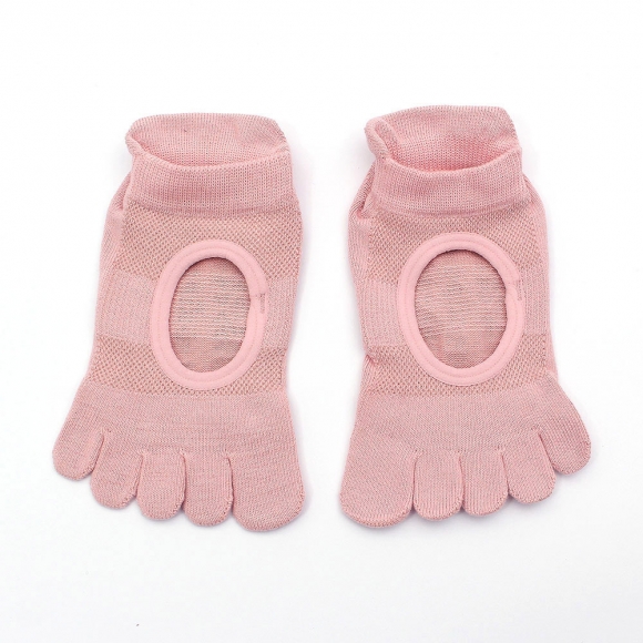 핏코어 메쉬 필라테스 토삭스 2켤레(핑크)