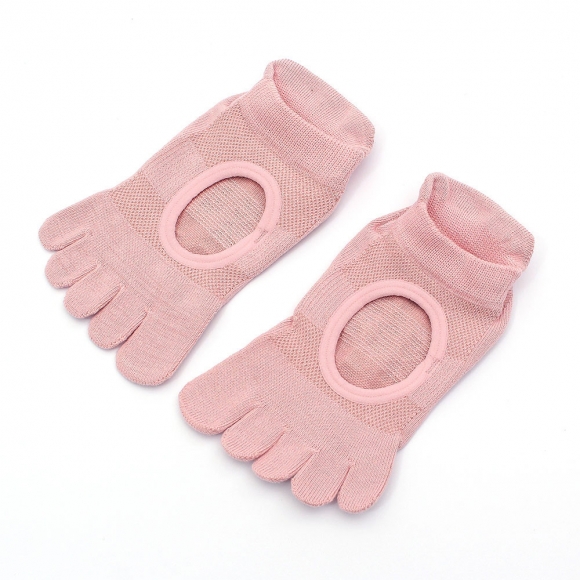 핏코어 메쉬 필라테스 토삭스 2켤레(핑크)