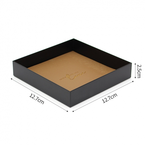 럭셔리 블랙 소품트레이(12.7x12.7cm)