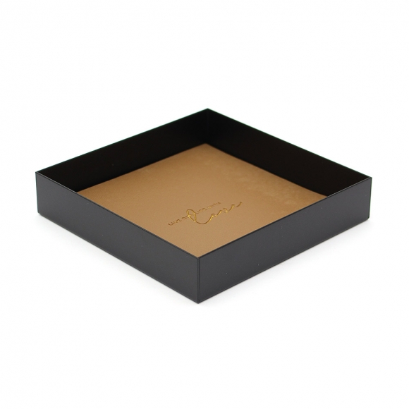 럭셔리 블랙 소품트레이(12.7x12.7cm)