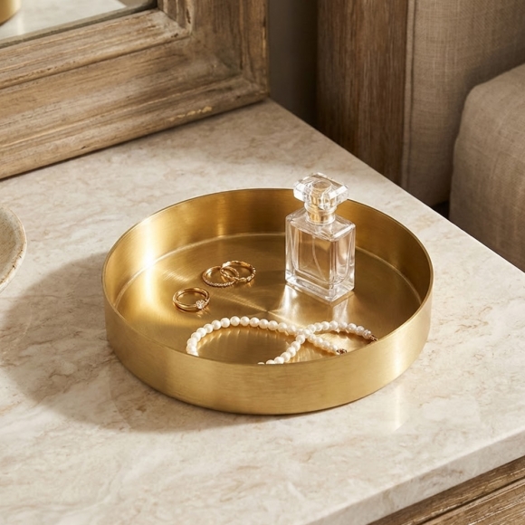 럭셔리 골드 소품트레이(12.5cm)