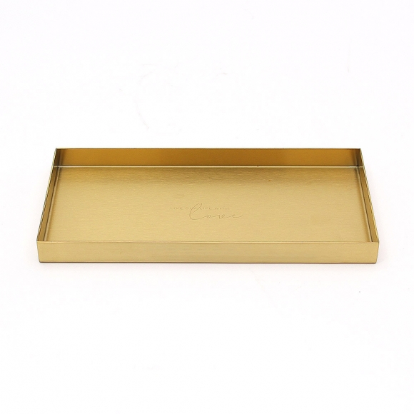 레터링 골드 소품트레이(20x10cm)