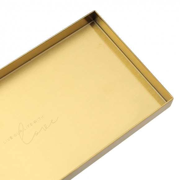 레터링 골드 소품트레이(20x10cm)