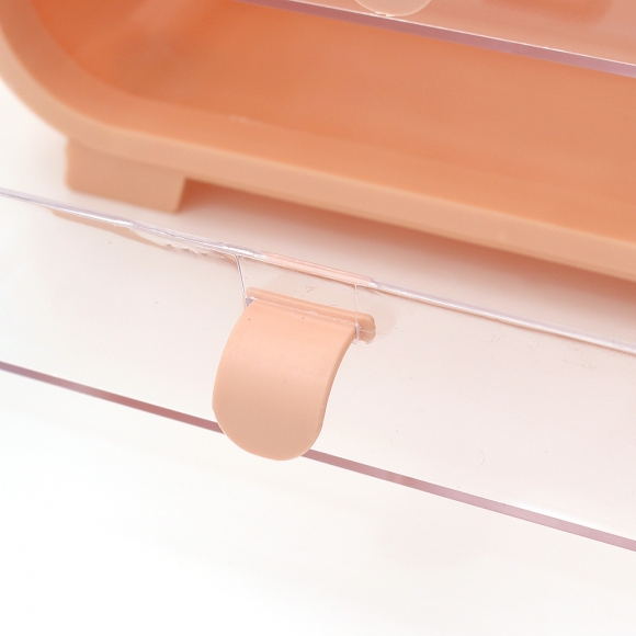 베니티 화장품 정리함(핑크)