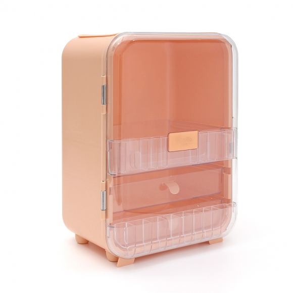 베니티 화장품 정리함(핑크)