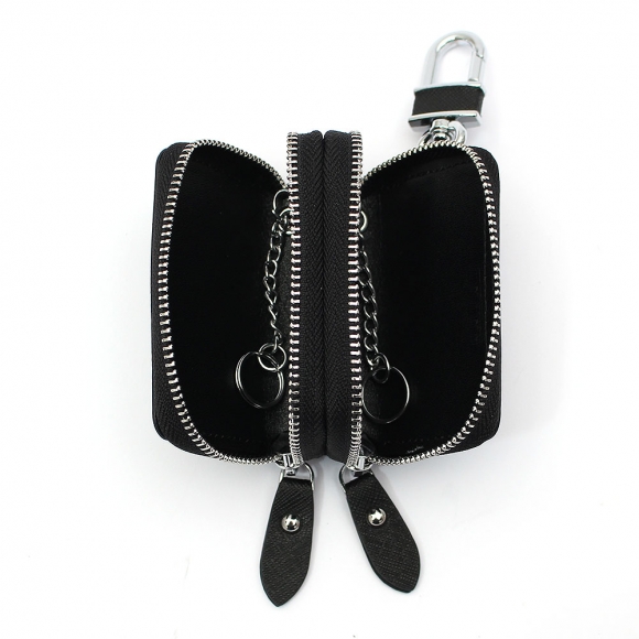 키모아 더블포켓 키홀더 지갑(블랙)