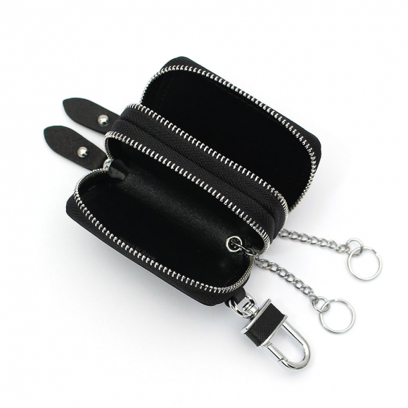 키모아 더블포켓 키홀더 지갑(블랙)