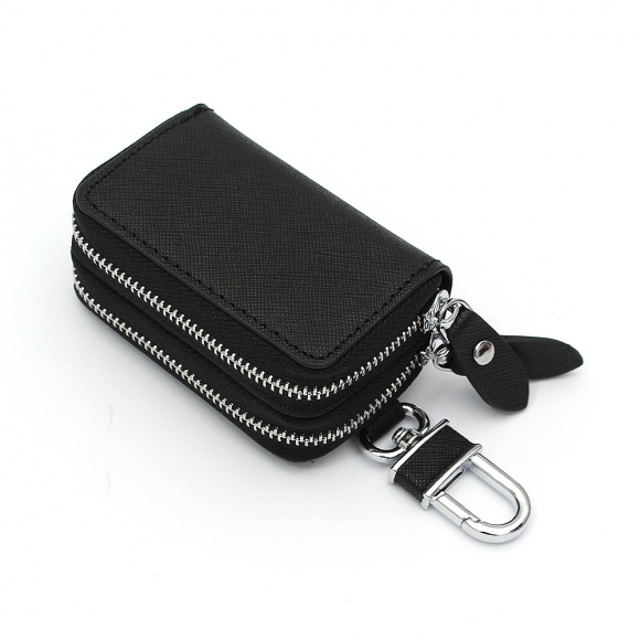 키모아 더블포켓 키홀더 지갑(블랙)