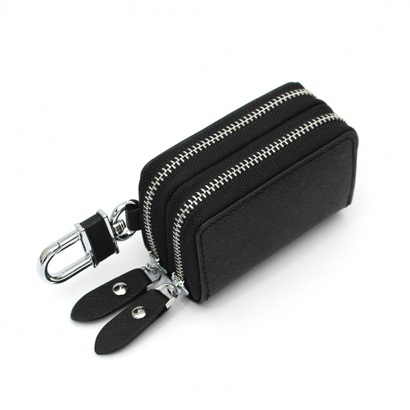 키모아 더블포켓 키홀더 지갑(블랙)