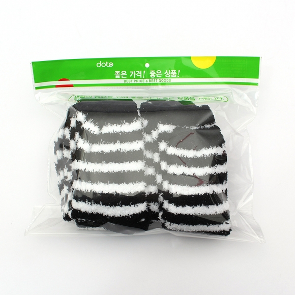 부들부들 수면양말 6켤레(블랙)