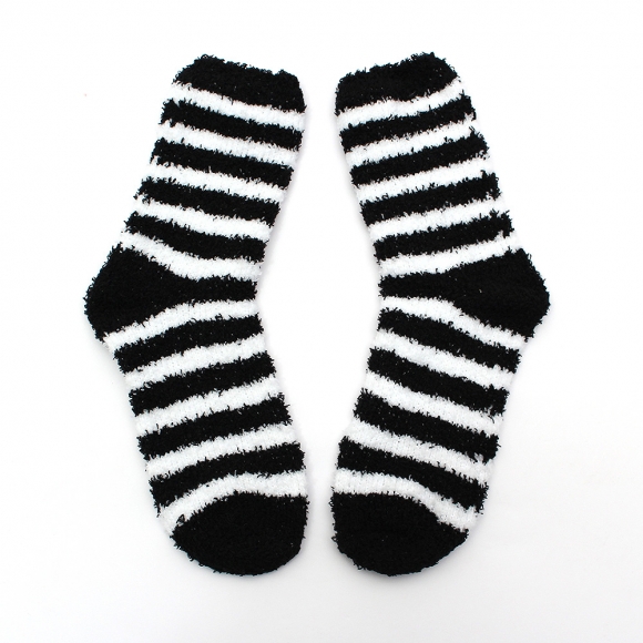 부들부들 수면양말 6켤레(블랙)