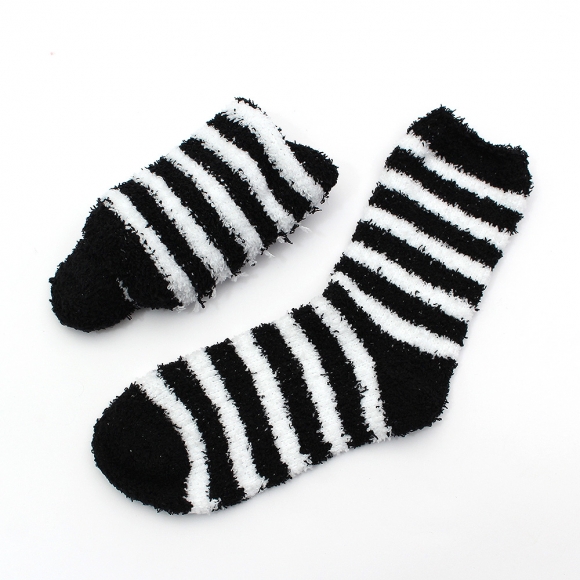 부들부들 수면양말 6켤레(블랙)