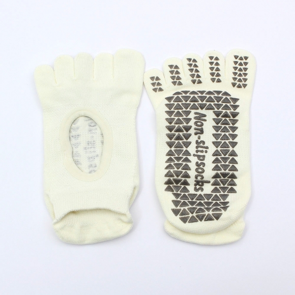 핏코어 메쉬 필라테스 토삭스 2켤레(아이보리)