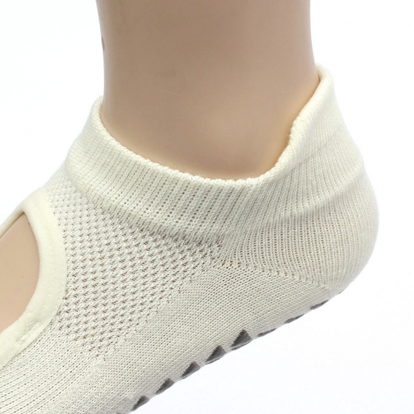 핏코어 메쉬 필라테스 토삭스 2켤레(아이보리)