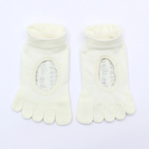 핏코어 메쉬 필라테스 토삭스 2켤레(아이보리)