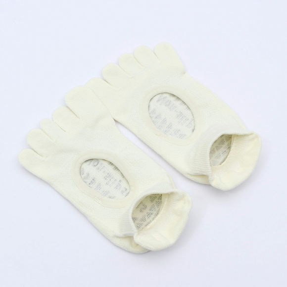 핏코어 메쉬 필라테스 토삭스 2켤레(아이보리)