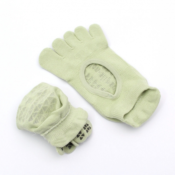 핏코어 메쉬 필라테스 토삭스 2켤레(그린)