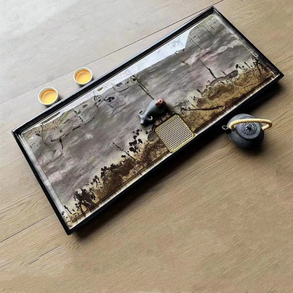 심플 티테이블 다기트레이 차판 02(80cm)(색상)