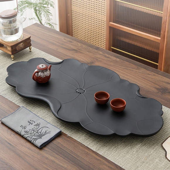 오금석 연잎 물빠짐 돌차판