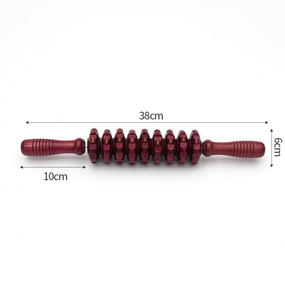 롤케어 원목 마사지 롤러(9롤)