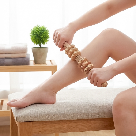 롤케어 원목 마사지 롤러(6롤)