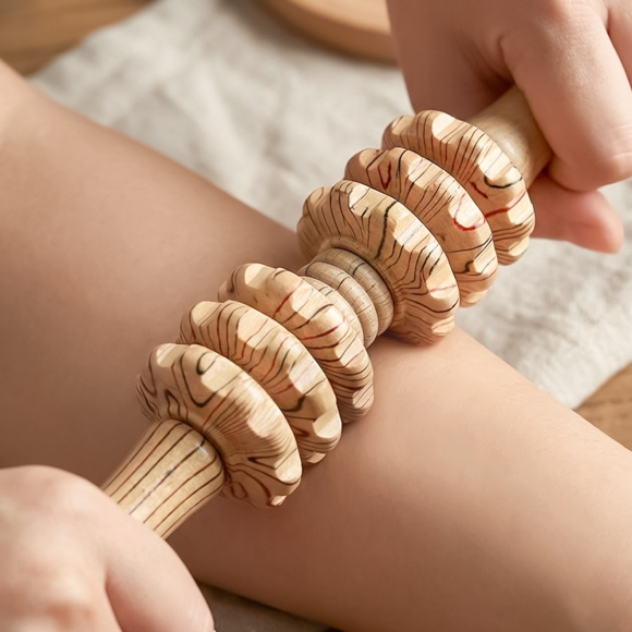 롤케어 원목 마사지 롤러(6롤)