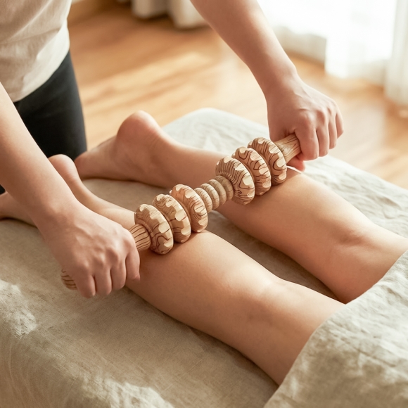 롤케어 원목 마사지 롤러(6롤)