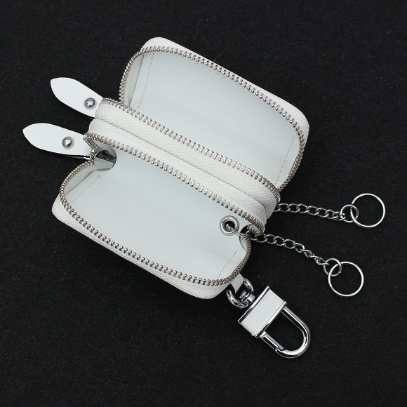 키모아 더블포켓 키홀더 지갑(화이트)